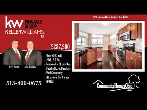 1196 Ironwood Drive, Lebanon, OH home video tour