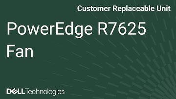 How to Remove/Install Fan Gantry for PowerEdge R7625