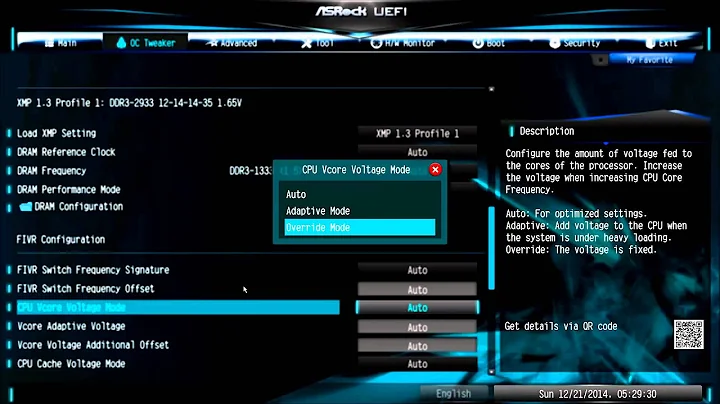 Guide d'overclocking du CPU ASRock Z97 Pro 4