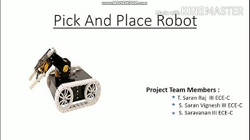 Pick and place robot using proteus software miniproject