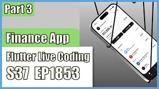 [Flutter] Flutter Live Coding EP1853 (Finance Management App Part 3) Wealth