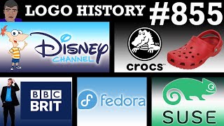 LOGO HISTORY #855 - SUSE, Crocs, Fedora, BBC Brit Poland & Disney Channel International