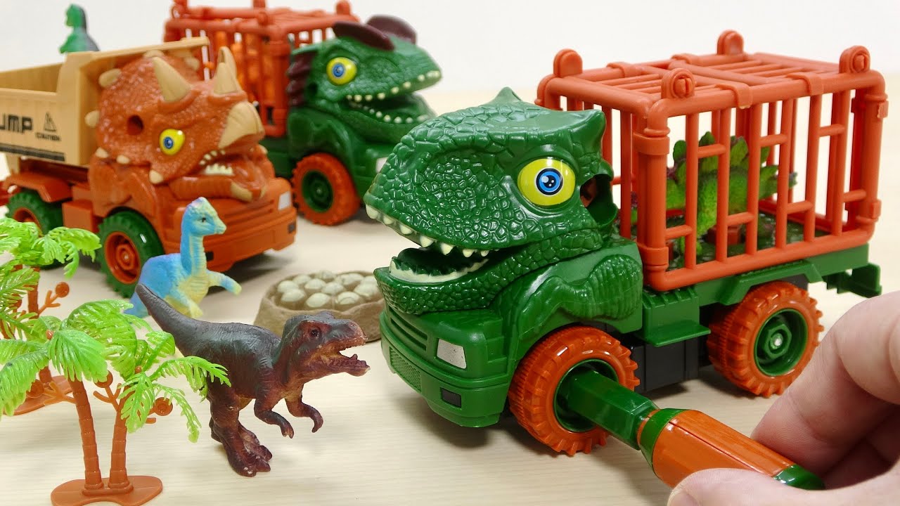トリケラトプス, ディロフォサウルス, カルノタウルス 恐竜の頭の