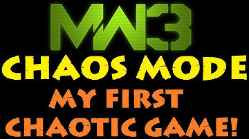 MW3: Spec Ops Survival CHAOS MODE - My VERY First Game...Oh, it