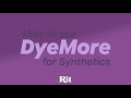 How to use rit dyemore for synthetics