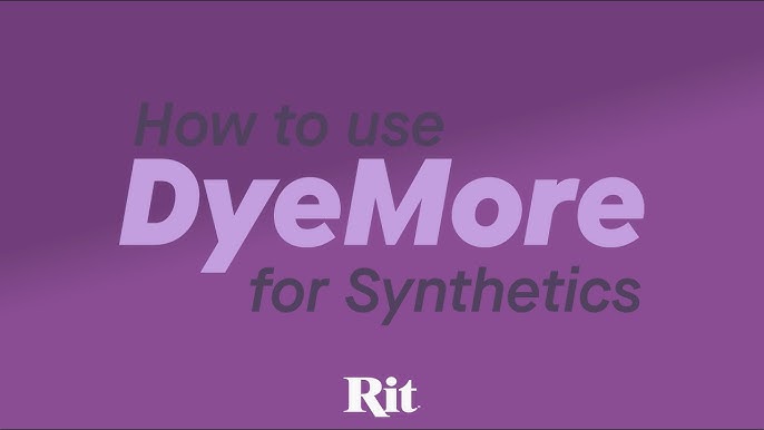 Rit Dyemore Advanced Liquid Dye for Synthetics Polyester Nylon
