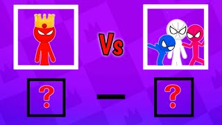 1 vs 3 battle to see who is the best | Stickman party 😱  Gameplay  1 2 3 4 Player