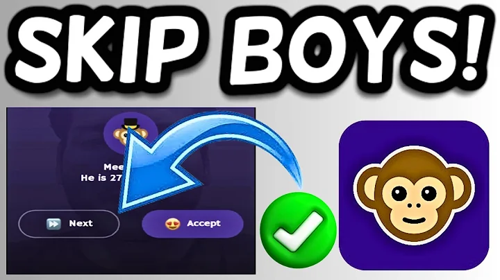 How to Skip Boys in Monkey App! | Monkey app skip boys