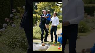 omg little prince suddenly fall in water #britishroyalfamily #camilla #princeharry #royalfamily