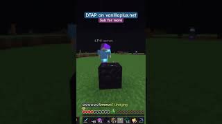 Dtap on vanillaplus #minecraft #donutsmp #drdonut #crystalpvp #vanillaplus #cpvp #survivalminecraft