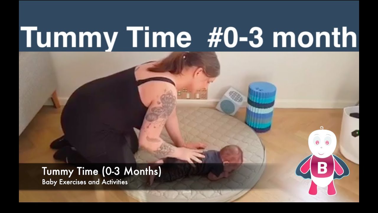 Baby Exercises and Activities ★ 03 months ★ Tummy Time exercises