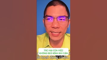 tác hại của việc không đeo kính khi cận 2 | #shorts