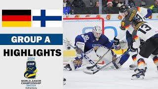 Finland vs Germany Full Highlights | Group A | 2024 IIHF World Junior (12/27/2023)