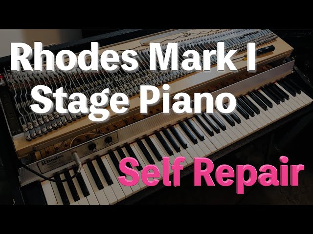 Rhodes Mark 1 Stage Piano - Self Repair - YouTube