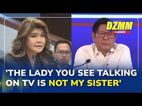 Marcos To Imee Marcos She Is Not My Sister DZMM Teleradyo 24 November 2025