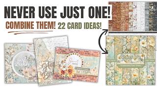 How to Combine Paper Collections | 22 Easy Card Ideas