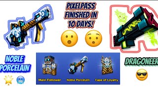 I FINISHED THE PIXELPASS IN JUST 10 DAYS! 🤩 #pixelgun3d