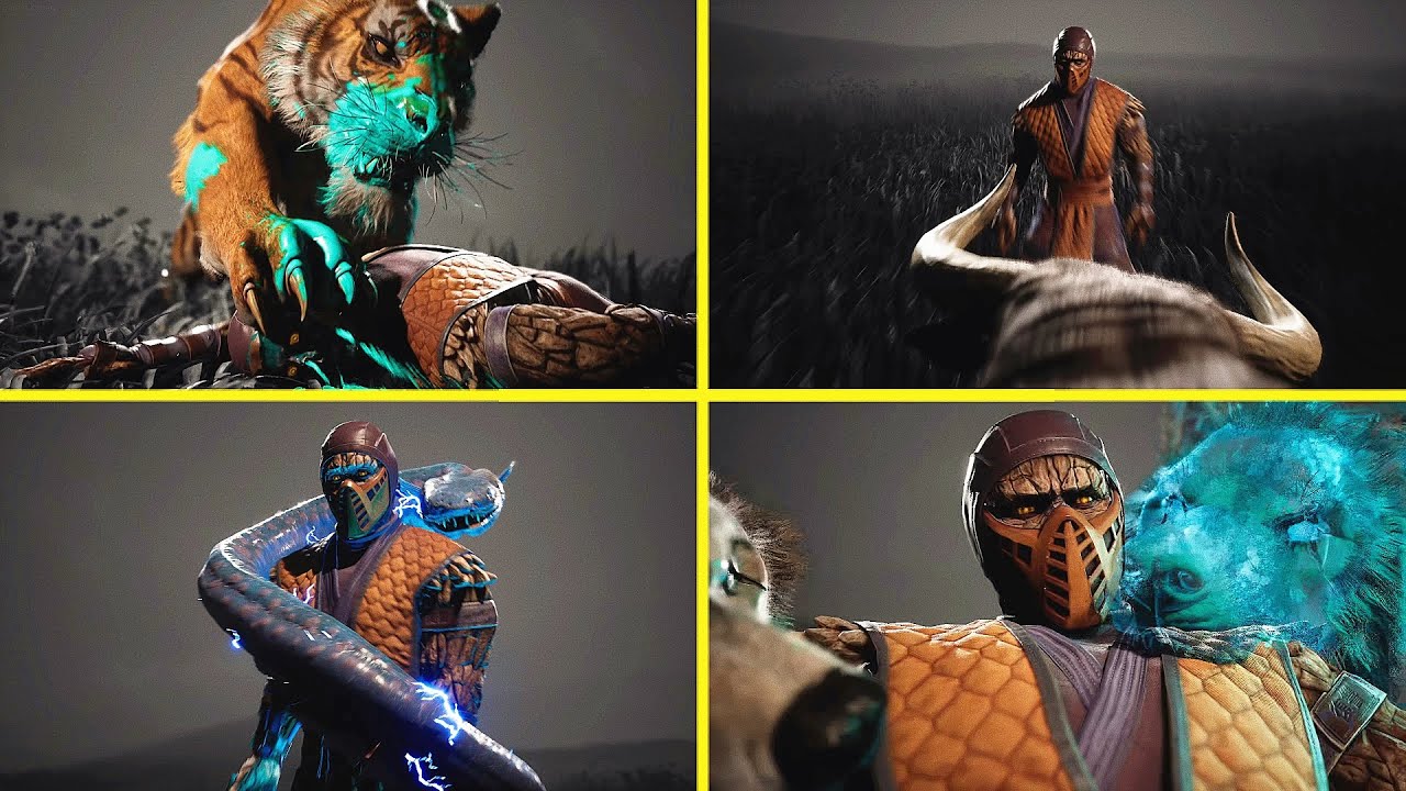 Mortal Kombat 1 - All Animalities on Tremor (4K 60FPS) - YouTube