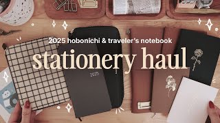 2025 Stationery Haul 📓 hobonichi & traveler's notebook