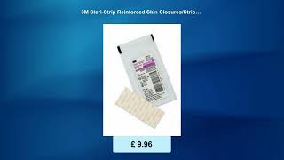 3M Steri-Strip Reinforced Skin Closures/Strips 3 mm x 75 mm | 1 Pack of 5 Strips
