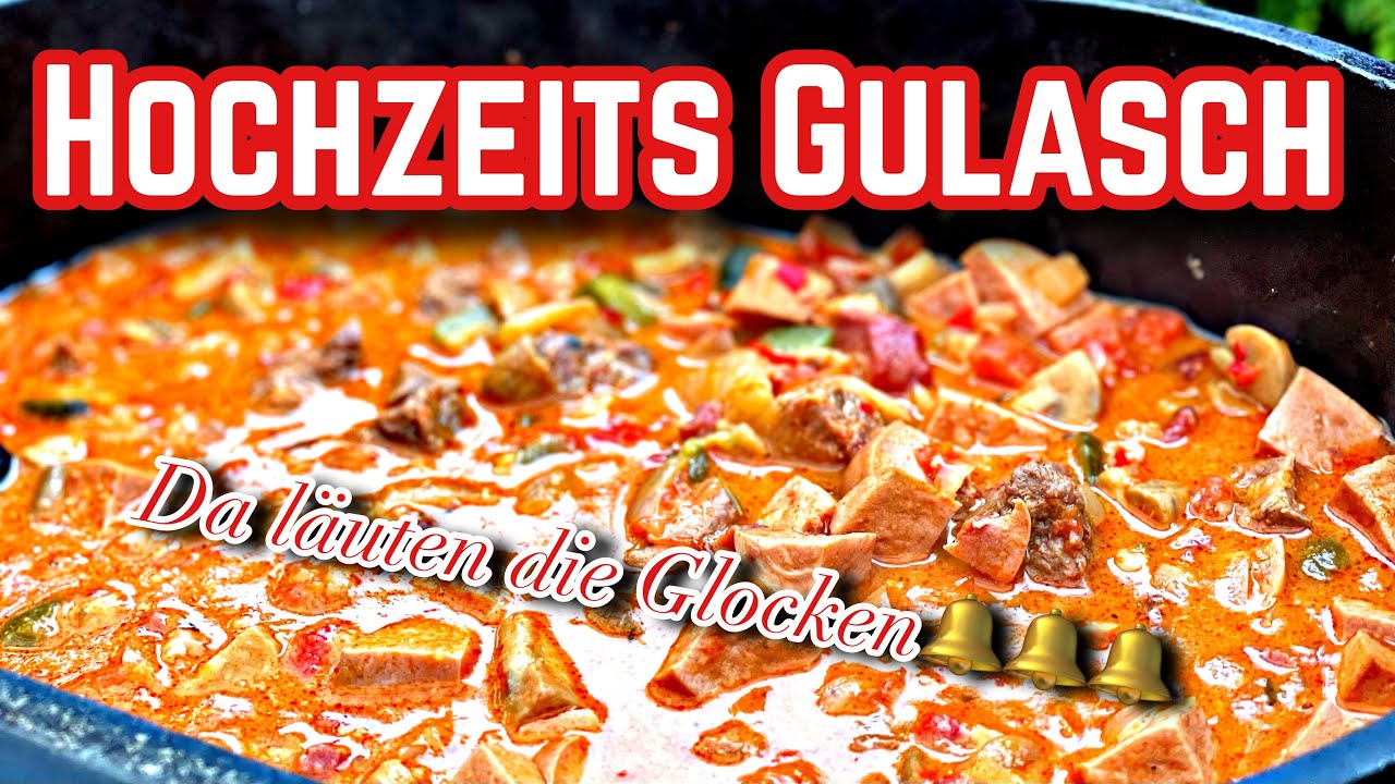 Hochzeits Gulasch aus dem Dutch Oven ein Partykracher...