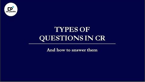 Chat CLAT Thursdays-Types of Questions In CR & How to answer them