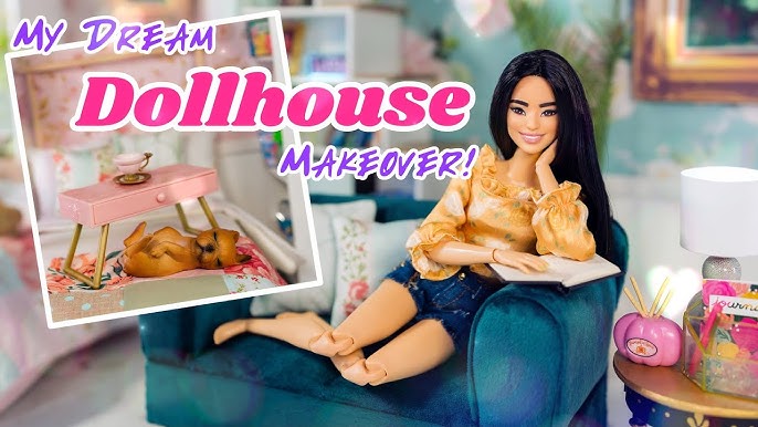 Let's Give Our Barbie Townhouse & Malibu House a Makeover Using Barbie Play  Sets 