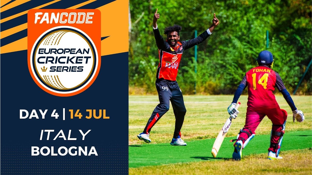 🔴 FanCode European Cricket Series Italy, Bologna, 2022 Day 4 T10 Live Cricket