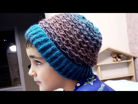 ვქსოვთ ქუდს ლამაზი რელიეფით ქართულად,  vqsovt quds qartulad