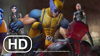 Deadpool Meets Wolverine & X-MEN Team Scene 4K ULTRA HD