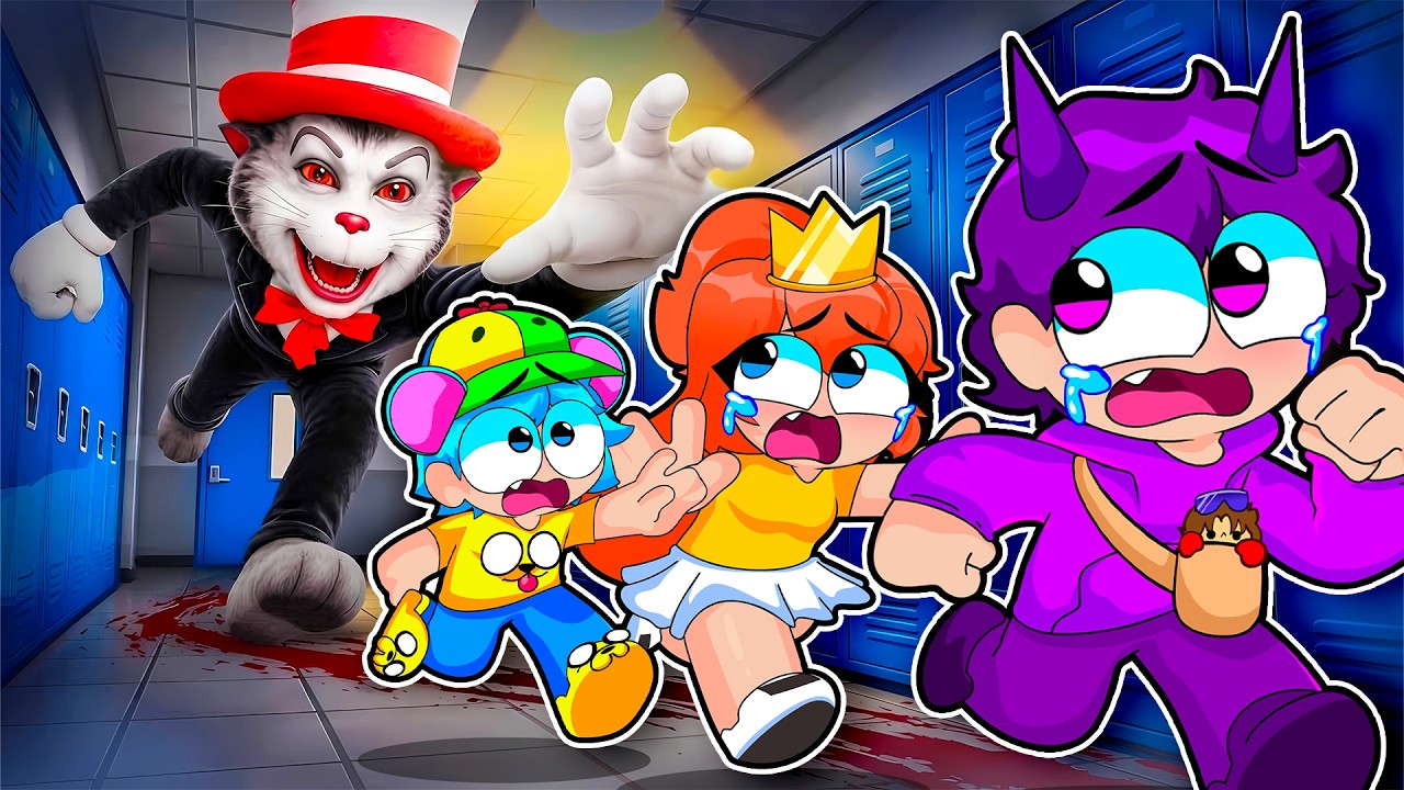 Escapa del GATO CON SOMBRERO en Roblox!