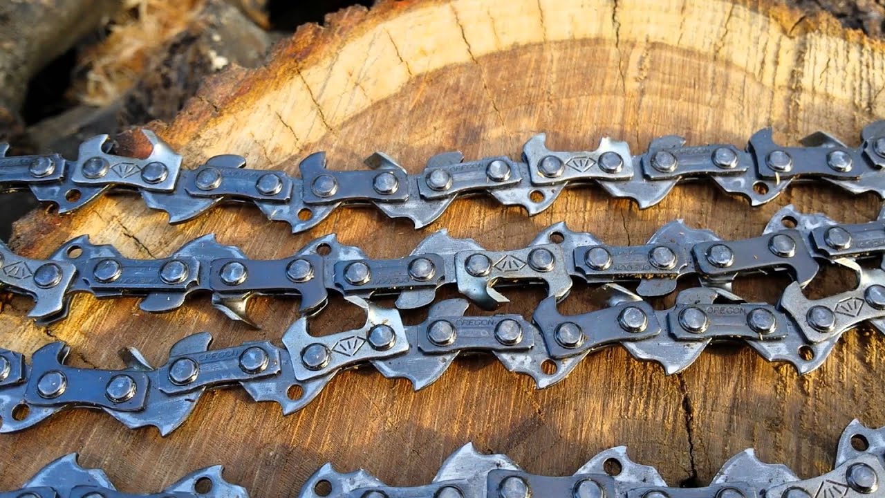 OREGON POWERsharp chain fails and loses blades fro YouTube