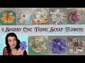 Easy shabby chic fabric flowers for spring