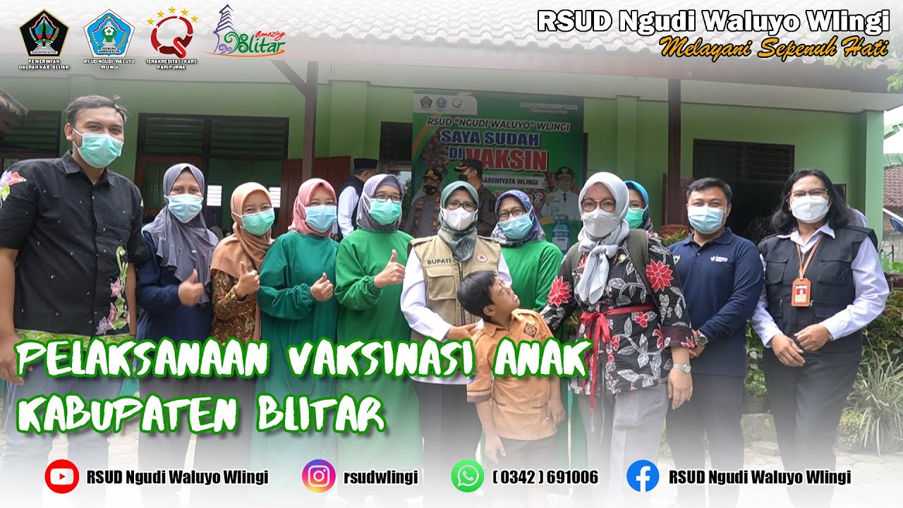 PELAKSANAAN VAKSINASI ANAK RSUD Ngudi Waluyo Wlingi YouTube