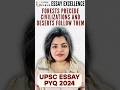 Forests, Civilizations, and Deserts | UPSC 2024 Essay PYQ Q1 | UPSC GURUS