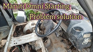 Maruti Omni Starting Problem | solv by Syed car care #youtubevideo #viralvideo #trandingvideo