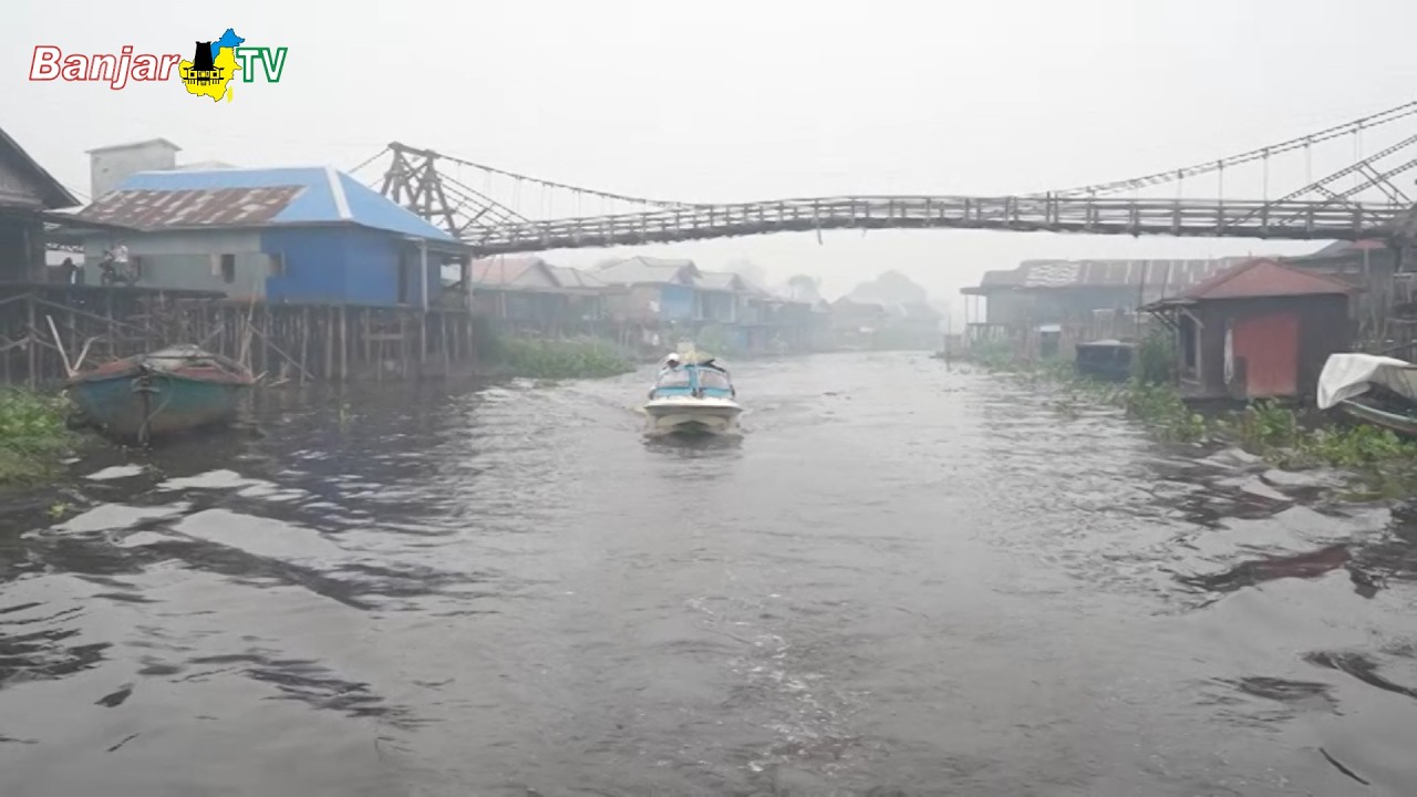 SUNGAI DI DESA DANAU PANGGANG DANGKAL KETUA DPRD KALSEL DORONG SEGERA NORMALISASI
