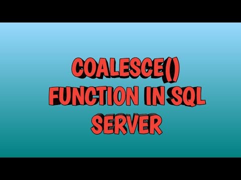 Video: Vad är NVL-funktionen i SQL?