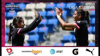 Gol de C. Burkendroad | Puebla 0 - 3 Rayadas | LigaBBVAMXFemenil | Guard1anes 2021 J14