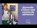 ¡Aprende a hacer una corona de adviento!