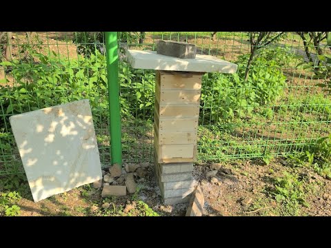 [SUB] How to make Beehive to get Wild HONEY! - DIY hive in my yard