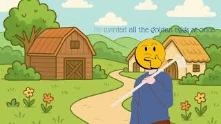 The Greedy Farmer and the Golden Egg | Moral Story for Kids | Magic Brush with Haneens