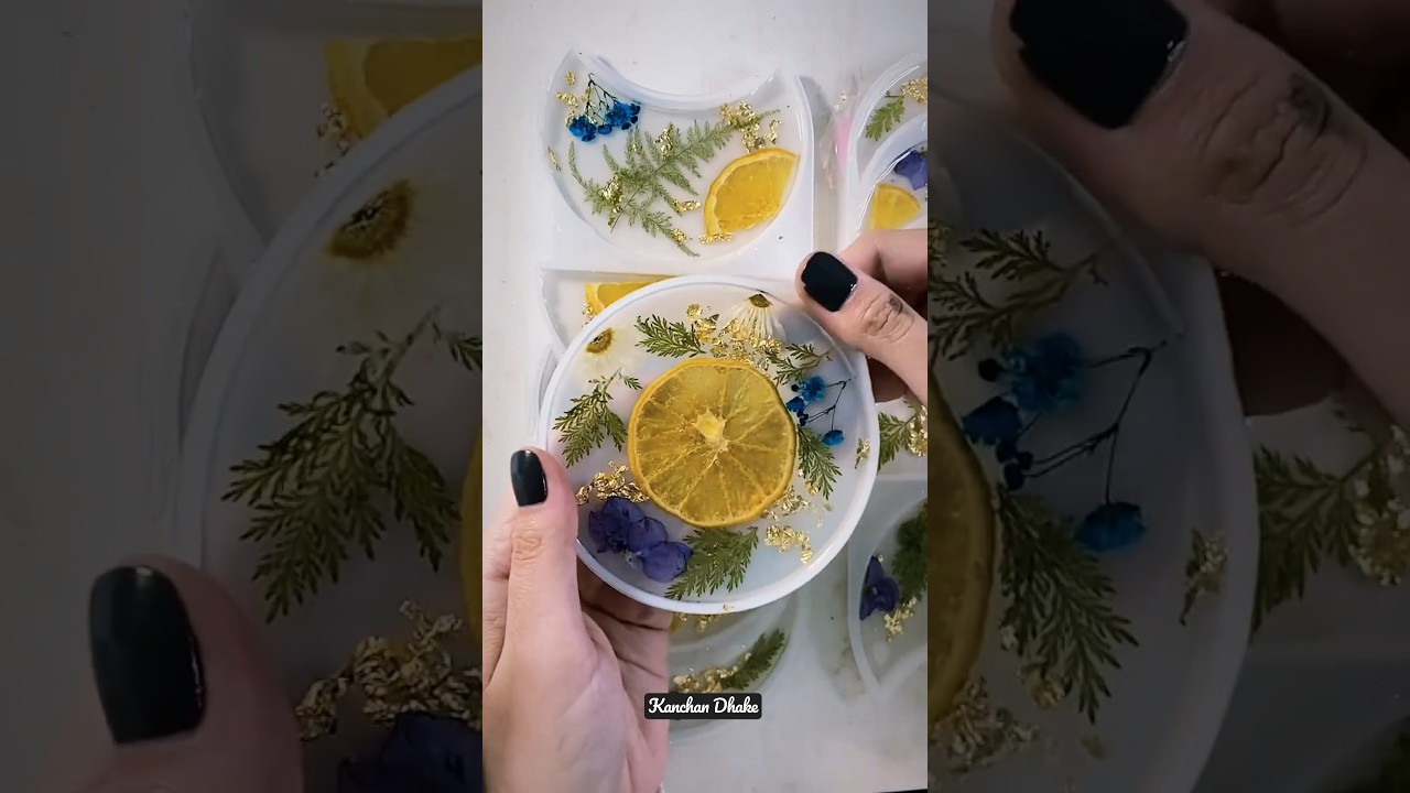 Preserve Orange & Lime 🍊using resin | Pinterest inspired dream catcher 😱😱🔥🔥 