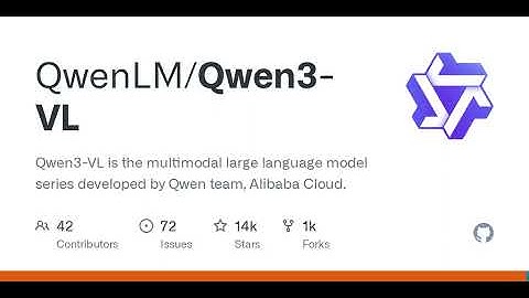 GitHub - QwenLM/Qwen3-VL: Qwen3-VL is the multimodal large language model series developed by Qwe...