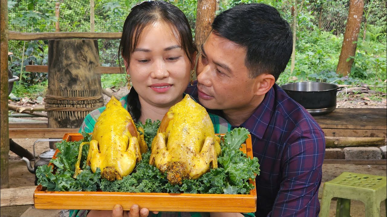 How To Make Salt Steamed Chicken Without Water - Fragrant & Delicious | Ly Phuc An