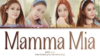 Download Lagu KARA (카라) 'Mamma Mia (맘마미아)' (Color Coded Lyrics Han|Rom|Eng) MP3