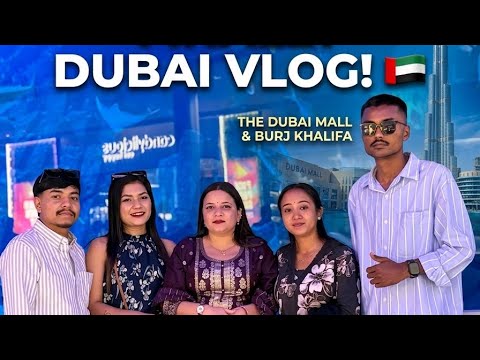 Dubai Mall 🇦🇪 || ￼Burj Khalifa 😱 || k k Dekhiyo 😱❤️ || last Ma K Vayo 😓 ||