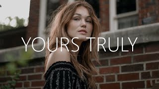 Video thumbnail of "SadBois & Twin Lights - Yours Truly (Lyrics) feat. UNDY"