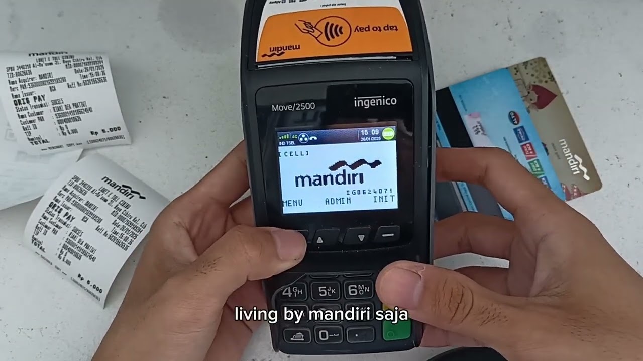 BEGINI CARANYA TERIMA PEMBAYARAN QRIS DAN KARTU ATM DI MESIN EDC BANK MANDIRI, BISA SEMUA BANK!