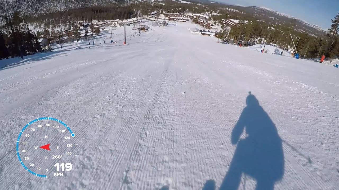 Störtlopp i Stora Backen Tandådalen 2018